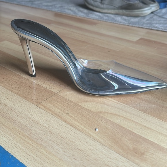 Good American Cinderella clear mule NWOT 11 - Picture 6 of 8